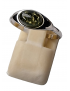 Bague Ambre Vert argent 925