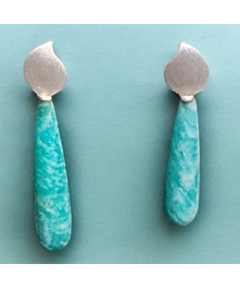 Boucles Amazonite Gouttes...