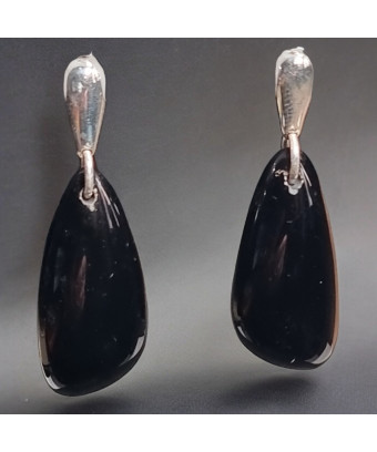 Boucles Onyx Argent 925