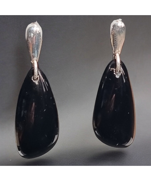 Boucles Onyx Argent 925