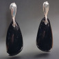 Boucles Onyx Argent 925