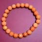 Bracelet Pierre de soleil reconstituée Pierres rondes 8mm