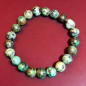 Bracelet Turquoise d'Afrique Pierres rondes 8mm