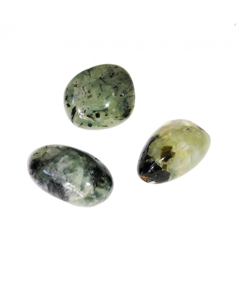 Pierre roulée Préhnite Epidote (s)