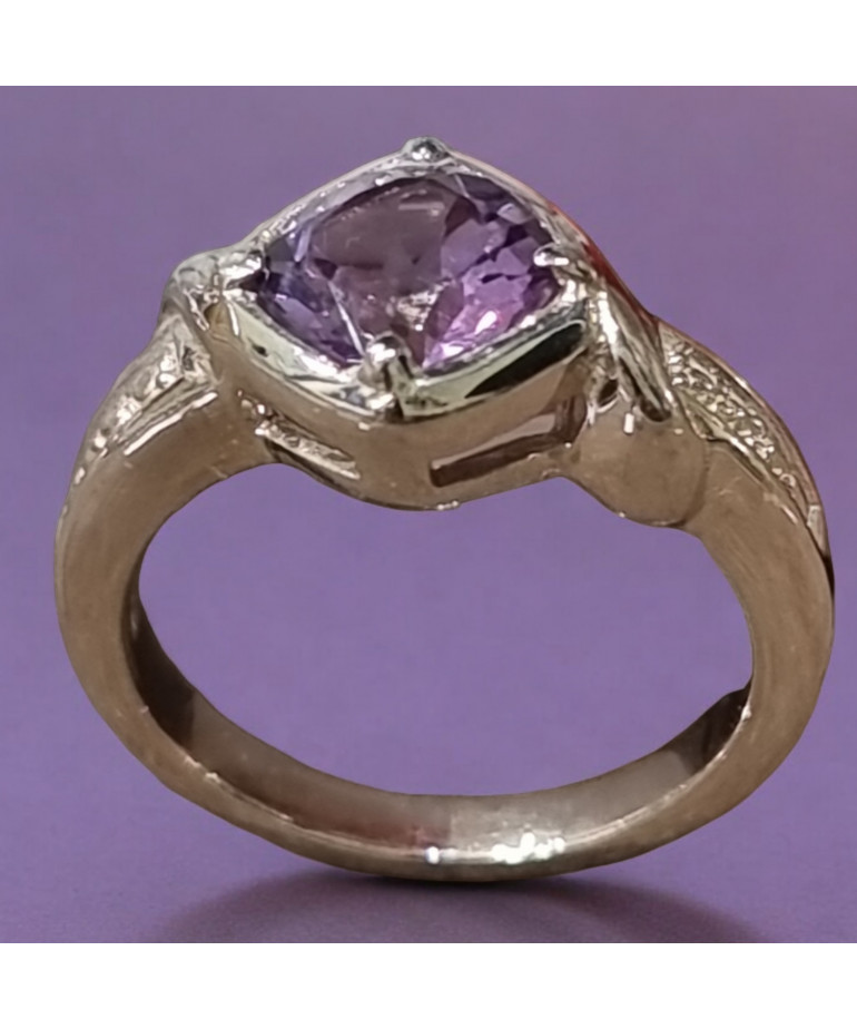 Bague améthyste Argent 925 Taille 52