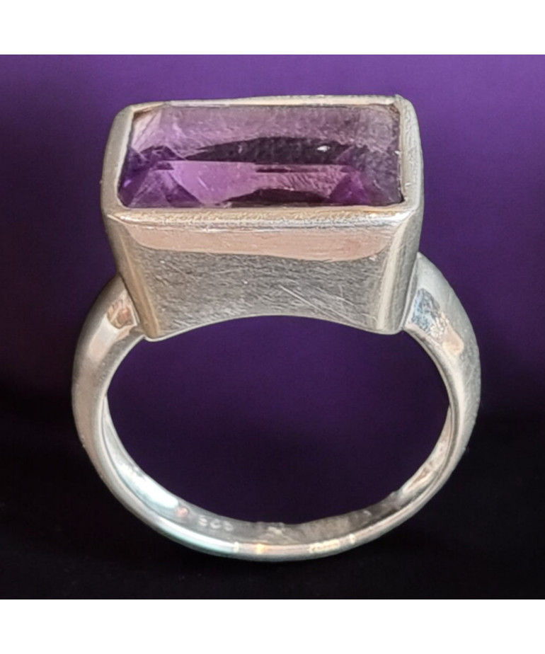 Bague améthyste Argent 925 Taille 57