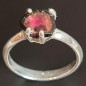 Bague Tourmaline Melon d'eau Argent 925 Taille 52 (s)