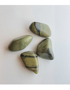 Pierre roulée Prasiolite opaque