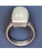 Bague Aigue marine Argent 925 Taille 55