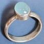 Bague Aigue marine Argent 925