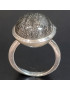 Bague Quartz rutile Tourmaline Argent 925 Taille 58