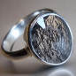 Bague Quartz rutile Tourmaline Argent 925 Taille 60