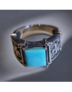 Bague Turquoise Argent 925