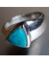 Bague Turquoise Argent 925 Taille 55