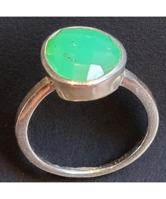 Bague Chrysoprase Argent...