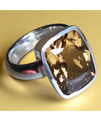 Bague Citrine Argent 925...