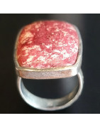 Bague Thulite Argent 925 Taille 57