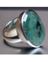 Bague Emeraude Argent 925 Taille 57