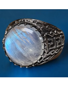 Bague Pierre de lune Argent 925 Taille 63