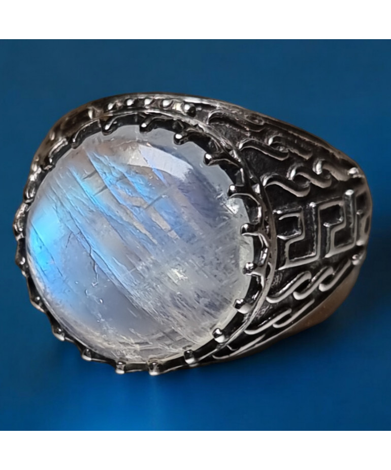 Bague Pierre de lune Argent 925 Taille 63