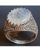 Bague Pierre de lune Argent 925 Taille 63