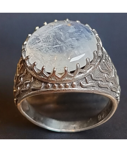Bague Pierre de lune Argent 925 Taille 63