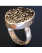 Bague Tectite Argent 925 Taille 57