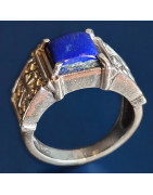 Bague Lapis-lazuli Argent 925 Taille 58