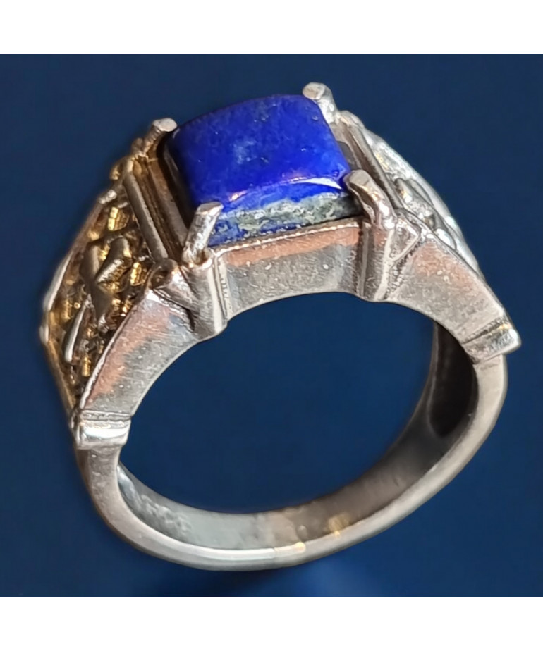 Bague Lapis-lazuli Argent 925 Taille 58