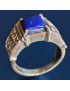 Bague Lapis-lazuli Argent 925 Taille 58