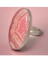 Bague Rhodochrosite Argent 925 Taille 53+