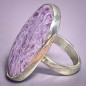 Bague Charoïte argent 925 taille 53+