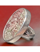 Bague Eudyalite Argent 925 Taille 55