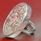 Bague Eudyalite Argent 925 Taille 55