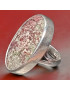 Bague Eudyalite Argent 925 Taille 55