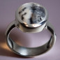 Bague Merlinite facettée Argent 925 Taille 54