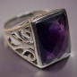 Bague améthyste Argent 925 Taille 54
