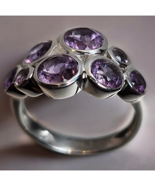 Bague améthyste Argent 925 Taille 58