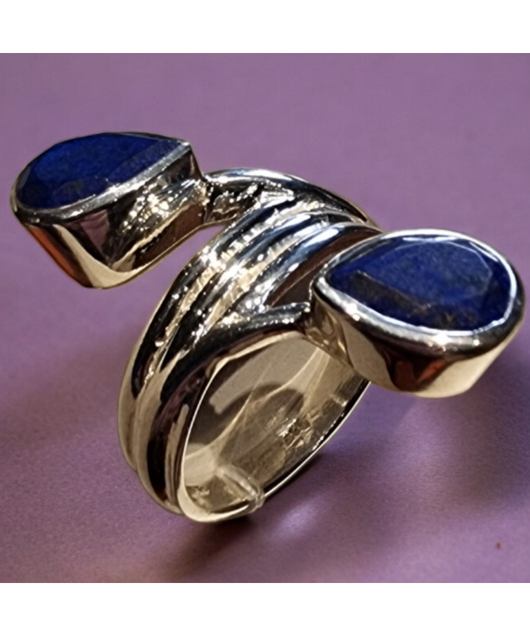 Bague Lapis-lazuli Argent 925 Taille 59