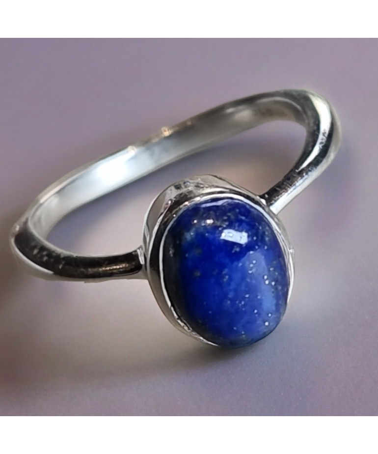 Bague Lapis-lazuli Argent 925 Taille 50