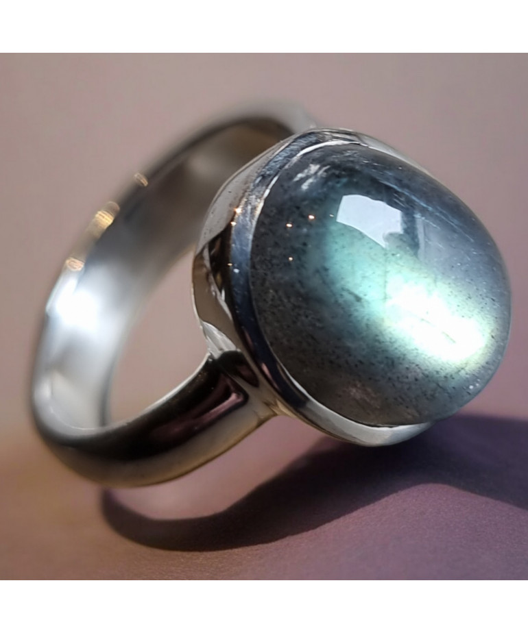 Bague Labradorite Argent 925 Taille 59
