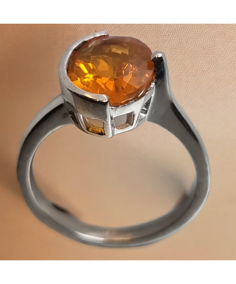 Bague Opale de feu Argent 925 Taille 53