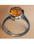 Bague Opale de feu Argent 925 Taille 53