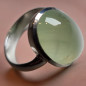 Bague Préhnite Argent 925 Taille 55