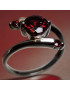 Bague Grenat Argent 925 Taille 58