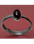 Bague Grenat Argent 925 Taille 57