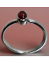 Bague Grenat Argent 925 Taille 57