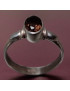 Bague Quartz fumé Argent 925 Taille 54