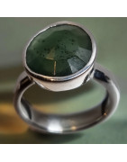 Bague Jade argent 925 Taille 54