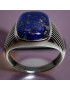 Bague Lapis-lazuli Argent 925 Taille 65